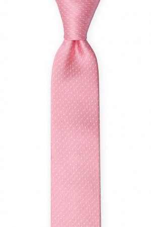 RICESPRINKLER Pink cravate slim