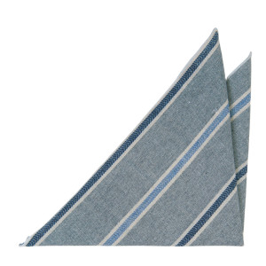 RIGHTASRAIN BLUE GREY pochette de costume