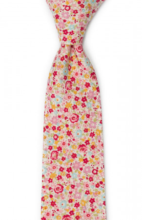 ROSERIDDLER Pink cravate classique