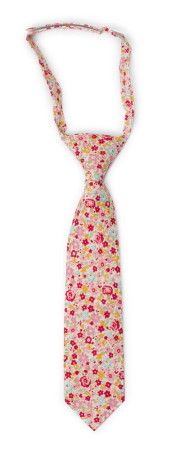ROSERIDDLER Pink petite cravate enfant pré-nouée