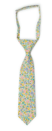 ROSERIDDLER Turquoise petite cravate enfant pré-nouée