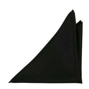 SATIN BLACK pochette de costume