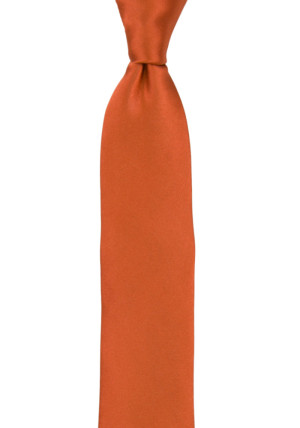 SATIN BRICK cravate pour enfant medium