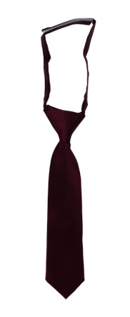 SATIN BURGUNDY petite cravate enfant pré-nouée