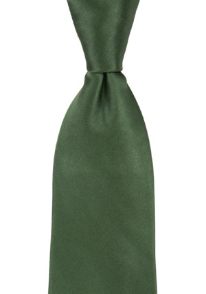 SATIN DARK SAGE cravate