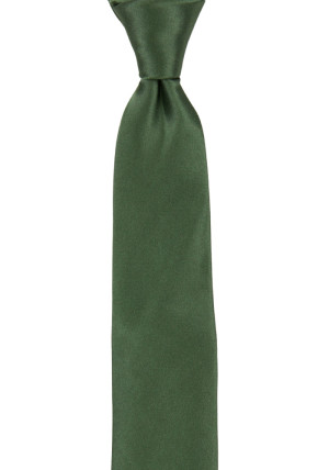 SATIN DARK SAGE cravate pour enfant medium