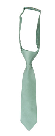 SATIN GREYED JADE petite cravate enfant pré-nouée