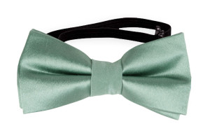 SATIN GREYED JADE nœud papillon bébé