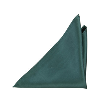 SATIN JUNIPER GREEN pochette de costume