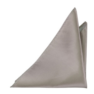 SATIN LATTE pochette de costume
