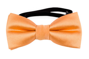 SATIN PEACH nœud papillon bébé
