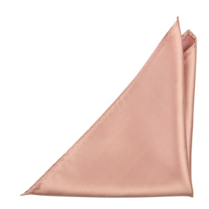 Satin Pearl Pink pochette de costume