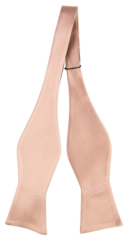 Satin Pearl Pink nœud papillon à nouer