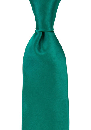 SATIN PERSIAN GREEN cravate