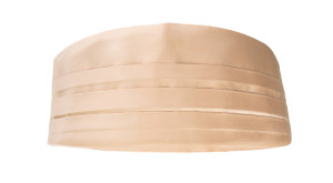 Satin Powder Peach ceinture de smoking