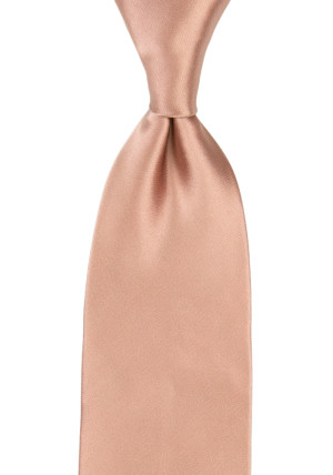Satin Rose Gold cravate