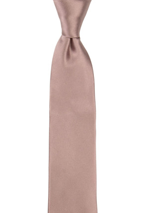 Satin Rose Taupe cravate pour enfant medium