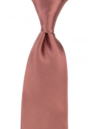 Satin Rose Wood cravate classique
