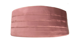 Satin Rose Wood ceinture de smoking