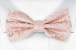 SAVETHEDATE Blush pink nœud papillon pré-noué