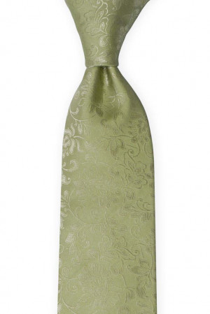 SAVETHEDATE Tea green cravate classique