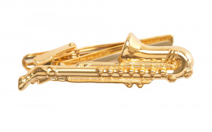 Saxophone Gold pince à cravate