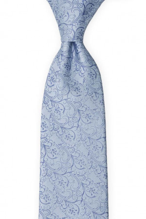 SCROLLER Light blue cravate
