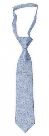 SCROLLER Light blue petite cravate enfant pré-nouée
