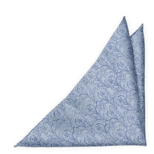 SCROLLER Light blue pochette de costume
