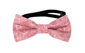 SCROLLER Vintage pink nœud papillon bébé