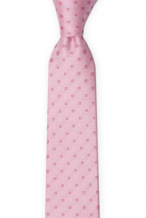 SETTLEDOWN Light pink cravate slim