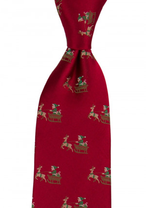 SLEIGHRIDER RED cravate classique