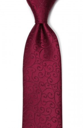 SNAZZY Dark red cravate