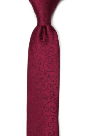 SNAZZY Dark red cravate pour enfant medium