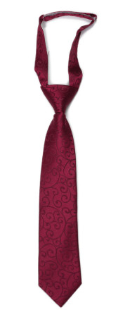 SNAZZY Dark red petite cravate enfant pré-nouée
