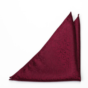 SNAZZY Dark red pochette de costume