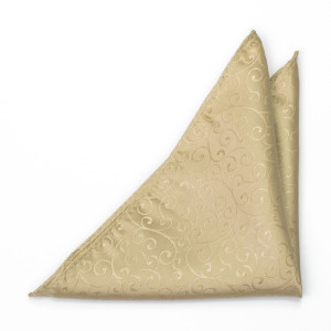 SNAZZY Gold pochette de costume