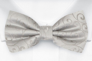 SNAZZY Silver nœud papillon
