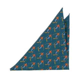 SNOWSLOPER BLUE pochette de costume