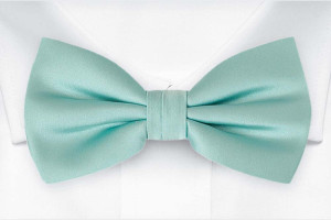 SOLID Aquamarine turquoise nœud papillon pré-noué