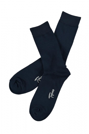 SOLID BAMBOO NAVY chaussettes