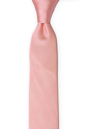 SOLID Blush pink cravate slim