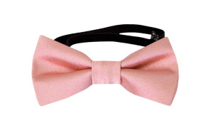 SOLID Blush pink nœud papillon bébé