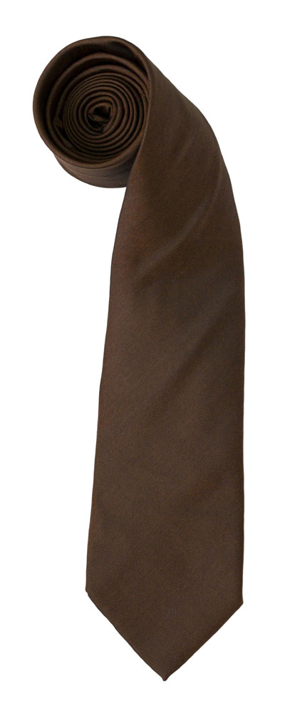 Cravate En Soie Marron - Armure Réseau, Made In Italy, 148 Cm, Neuve Avec étiquettes