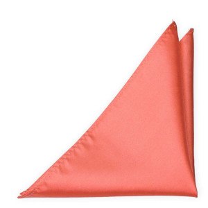 SOLID Dark coral pochette de costume