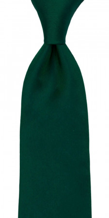 SOLID Dark green cravate classique