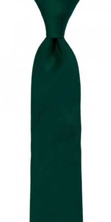 SOLID Dark green cravate slim