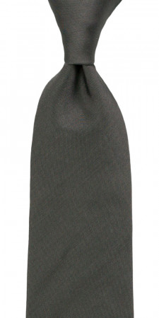 SOLID Dark grey cravate classique
