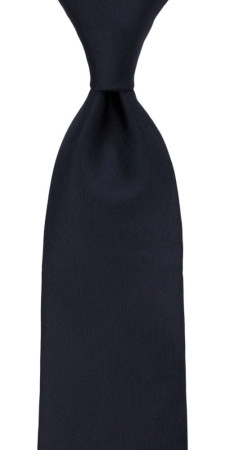 SOLID Dark navy cravate