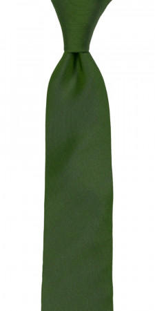SOLID Green cravate slim